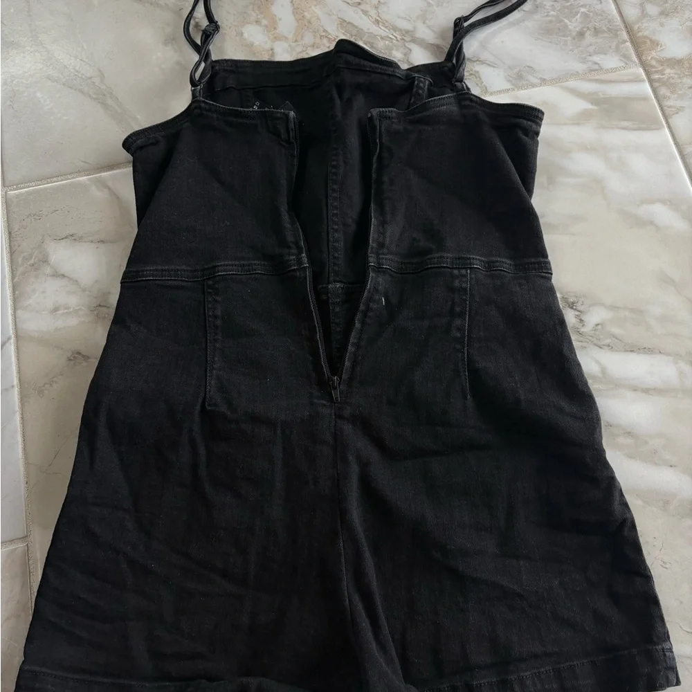 Volcom Black Denim Romper - Picture 3 of 7